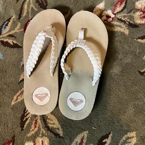 (SOLD) Roxy Cream Braided Sandals